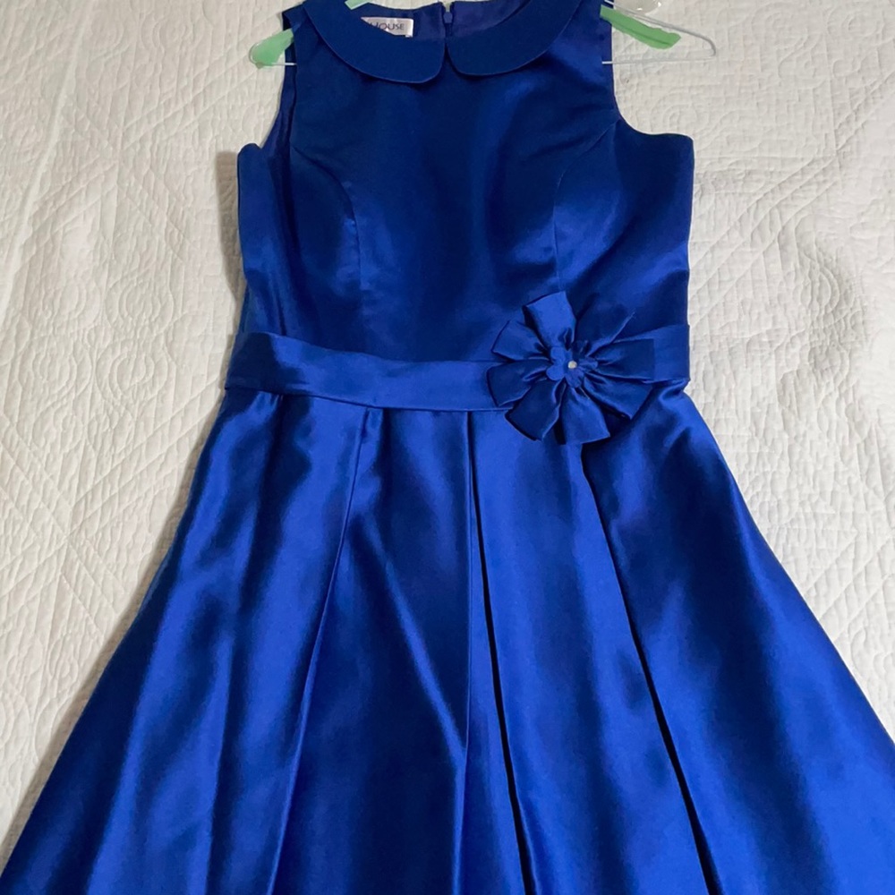 Royal blue dress for party!